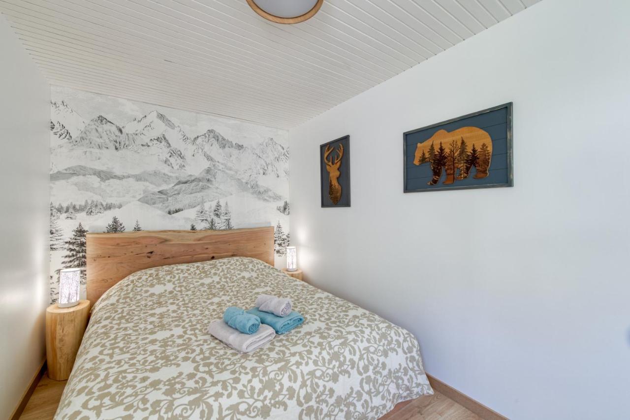 شقة Le Petit Balcon Avec Vue Sur Le Mont-Blanc 2 Etoiles شامونكس المظهر الخارجي الصورة