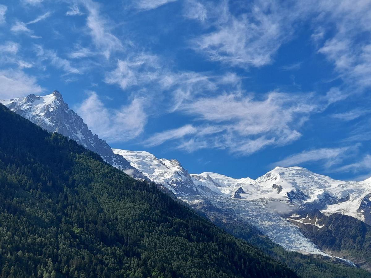 شقة Le Petit Balcon Avec Vue Sur Le Mont-Blanc 2 Etoiles شامونكس المظهر الخارجي الصورة